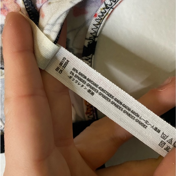 Free People | NWT Small Black Floral Sure Please Bodysuit - Picture 4 of 7